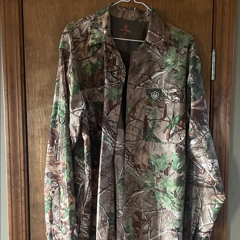 Men's Camouflage Outdoor Shirt Jacket size M